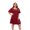 Red, variant on AURA Plus Size Midi Dress Square Neck Flutter Sleeve A Line High Waisted Summer Casual Party Dress