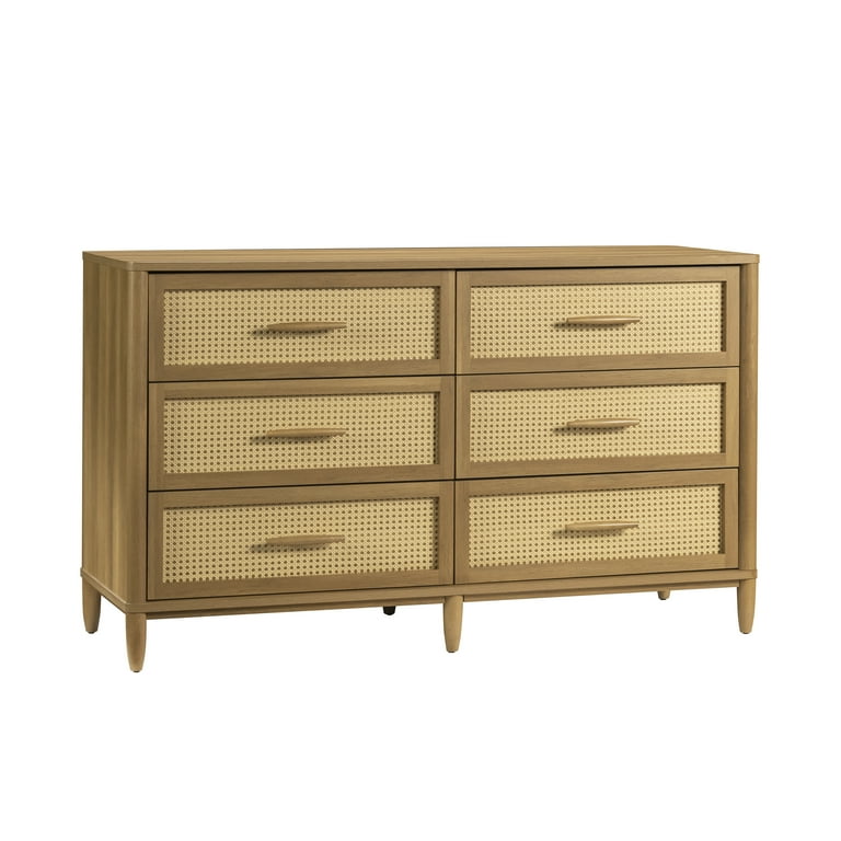 better homes and gardens modern farmhouse 6 drawer dresser Furniture of America Junile 6-Drawer Wood Dresser in Washed White