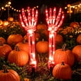 thumbnail image 6 of ChicYu Halloween Skeleton Hand Stake Light, Outdoor Scenes Decorations, Durable Plastic LED Ground Stake, for Yard Garden Patio Display, 6 of 6