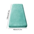thumbnail image 2 of Extra Large Coral Fleece Bath Mat, Soft Shaggy Absorbent Bathroom Rug with Non-Slip Latex Backing, Quick-Dry Machine-Washable Floor Carpet for Tub, Shower, Vanity, or Bedroom, 47in, Green, 2 of 8