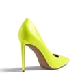 thumbnail image 2 of Zhabtuc Women Sexy High Heels，Pointed Toe Stiletto Heels Closed toe Pumps Slip On Heels Prom Shoes Yellow Size 11, 2 of 4
