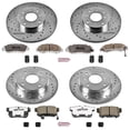 thumbnail image 3 of Power Stop Front and Rear Z26 Street Warrior Brake Pad and Rotor Kit K1038-26, 3 of 9