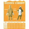 thumbnail image 5 of Sloth Onesie Pajama Kids Unisex Animal Costumes Polyester One-Piece Sleepwear for Boys and Girls 4T, 5 of 6