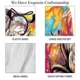 thumbnail image 4 of luoweisi Men's Beach Shorts Quick Dry Swim Trunks with Mesh Lining Abstract Rhinoceros XL, 4 of 5