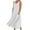 White, variant on Odeerbi Cotton Linen Dresses For Women Sleeveless Maxi Dress Trendy 2025 Casual Solid Color Long Dress Sky Blue