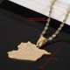 thumbnail image 4 of Stainless Steel SYRIA Map Flag Pendant Necklaces Syrians Jewelry, 4 of 4