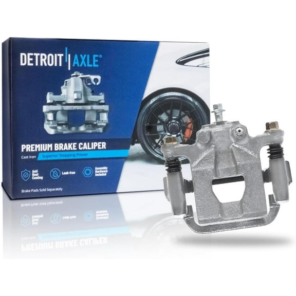 Detroit Axle - Rear Left Brake Caliper for 07-12 Nissan Altima 07-08 Maxima, 2007 2008 2009 2010 2011 2012 Disc Brake Caliper with Bracket Assembly Replacement