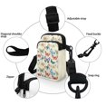thumbnail image 5 of HELLHERO Colorful Butterfly Pattern with Shoulder Strap Underarm Shoulder Bag 4.33"x1.97"x7.09" for Men, Women Polyester, 5 of 7