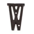 thumbnail image 4 of Letrero de Hierro Negro Decoración de Letras Rústicas Hogar DIY Decoración de Pared / Puertrte - W Macarena Etiqueta de la letra de la placa de la puerta, 4 of 8
