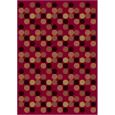 Milliken Innovation Da T Da Cherry Area Rug