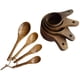 thumbnail image 5 of Juego de Tazas Y Cucharas Medidoras de Madera, Color Marrón, Ideal para Reposteros, Cocineros, Expertos en Cocina Y Chefs. Utensilios Multifuncionales, 5 of 9