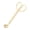 Golden, variant on Candle Wick Trimmer, Polished Stainless Steel Wick Clip-per Cutter, Scissors, Reaches Deep Into Candles to Cut Spent Cord, Allow Cleaner Burn and Prevent Soot Buildup