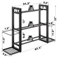 thumbnail image 2 of Soporte para mancuernas SEEAHEAD de 3 niveles, ajustable, de metal pesado, 2 of 7