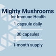 thumbnail image 6 of Life Extension Mushroom Immune with Beta Glucans - Promotes a balanced, healthy immune response - Gluten-Free, Non-GMO - 30 Vegetarian Capsules, 6 of 10