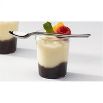 EMI Yoshi Glimmerware 4 in. Silver Mini Tasting Spoons - Pack of 400