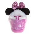 thumbnail image 4 of Disney Minnie Mouse Dual Sizes Girls Slippers. (Toddler Little Kids), Pink White, Size: 910, 4 of 7