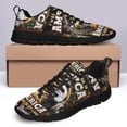 thumbnail image 4 of America Was Born On My Land Native American Flag Running Shoes Sneakers Mesh Black Size 13, 4 of 5