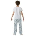 thumbnail image 5 of FORMRS Kids Pajama Pants with Pockets Size 9-10Y Boys Lounge Sleep Bottoms, Blue Octopus Pattern, 5 of 8