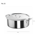 thumbnail image 2 of BUDINERA DE ALUMINIO TRIPLE FUERTE  No. 32 CACEROLA GRAN CHEF, 2 of 3