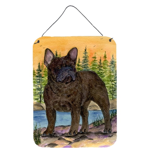 French Bulldog Aluminium Metal Wall or Door Hanging Prints