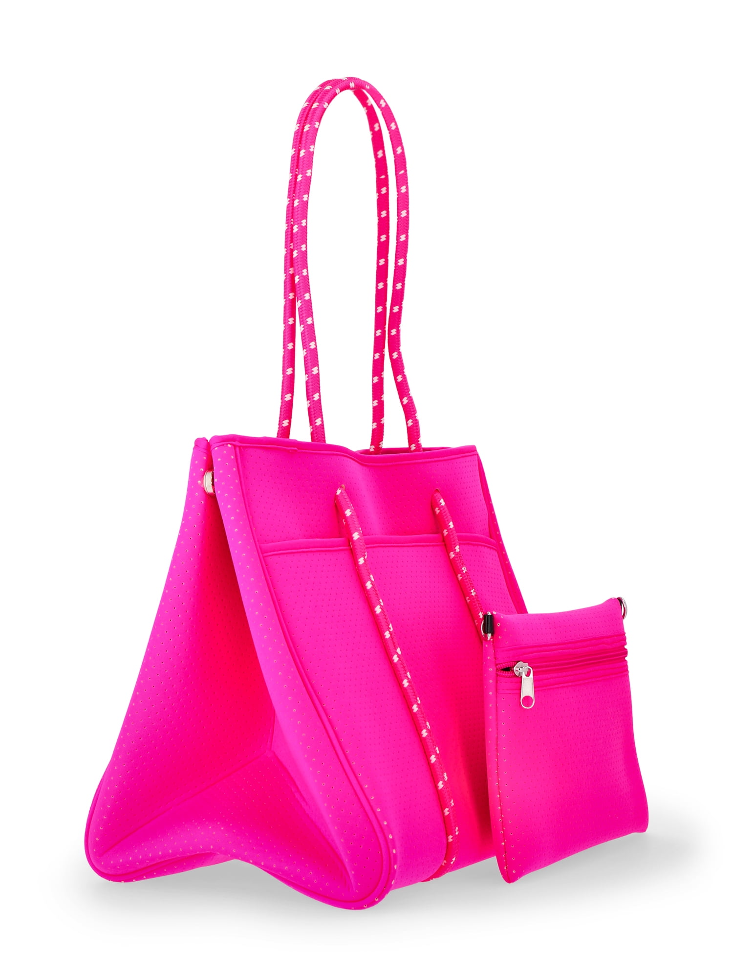 No Boundaries Women's Neoprene Beach Tote Bag, Pink