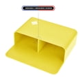 thumbnail image 3 of Magnetic Marker Holder, Strong Durable Plastic With Magnetic Back. Includes 4 Colored Markers With Eraser On Cover. (Yellow), 3 of 6