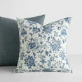 thumbnail image 2 of Noble Linens 2-Pack Cotton Slub Decor Throw Pillows - Jacobean Navy, 2 of 4