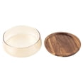 thumbnail image 6 of 2000ml/70oz Candy and Nuts Serving Container W/ Wooden Lid Round Food Storage Platter, 6 of 11