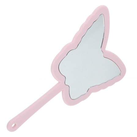 GOOHOCHY  Handheld Vanity Mirror Cute Mirrors Makeup Travel Girl Pink