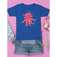 thumbnail image 3 of Lovely Octopus T-Shirt Juniors -Image by Shutterstock,  x-Small, 3 of 4