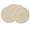 Beige, variant on Coolmade Round Rop Cotton Braided Table Place Mats Braided Coaster Placemas Non-Slip Table Mats Set of 4 for Dining Kitchen Table Washable 15 inch