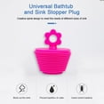 thumbnail image 3 of Silicone Bathtub Drain Stopper - Universal Plug for Sinks & Tubs, 3 of 9