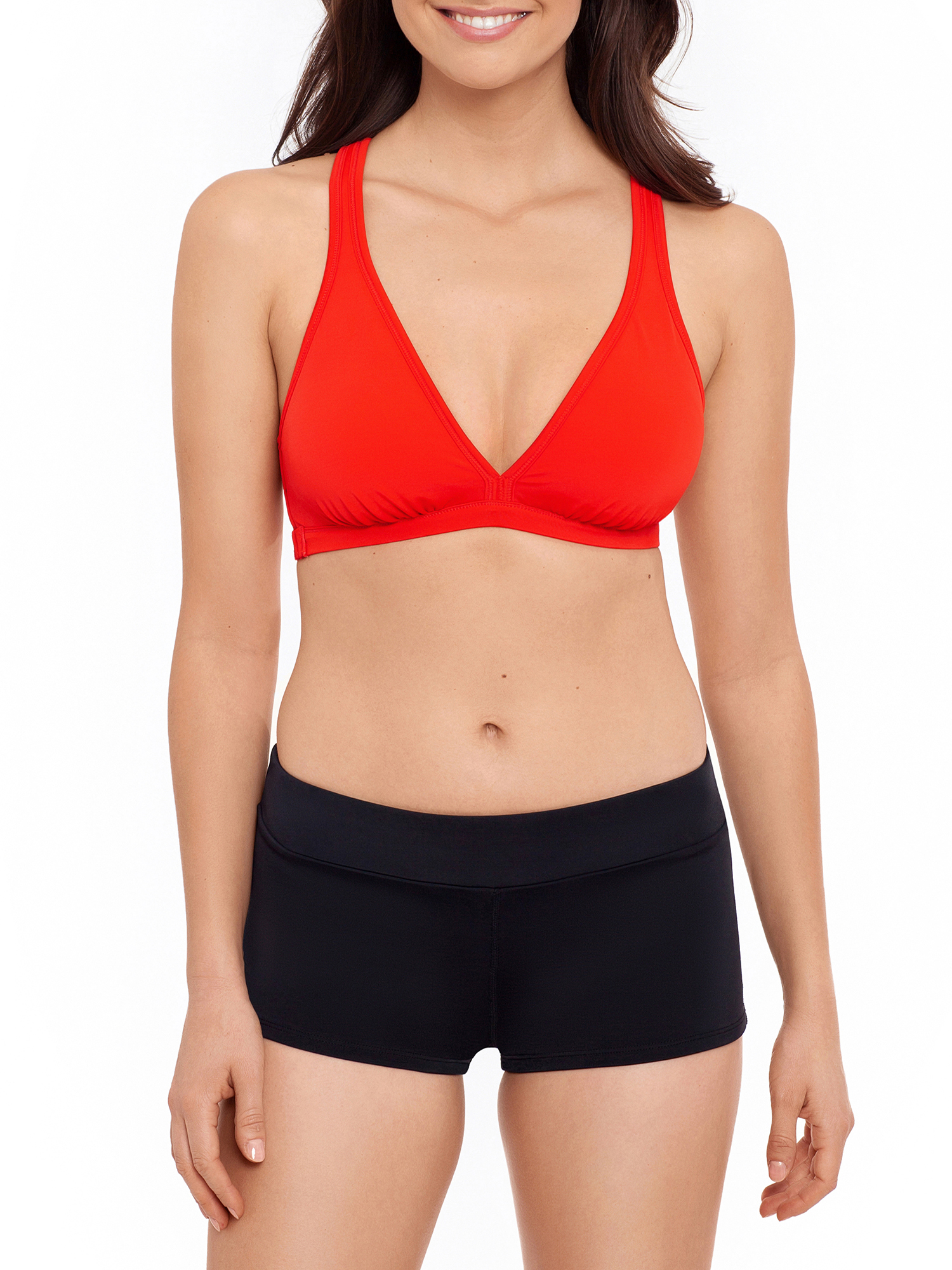 Avia Women's Reversible Bralette Swim Top With Adjustable Straps 