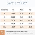 thumbnail image 4 of Women's Bikini Set Solid Color Two Piece Swimsuit with Removable Bra Pads No Underwire for Beach Swimming Vacation,Sky Blue,M, 4 of 7