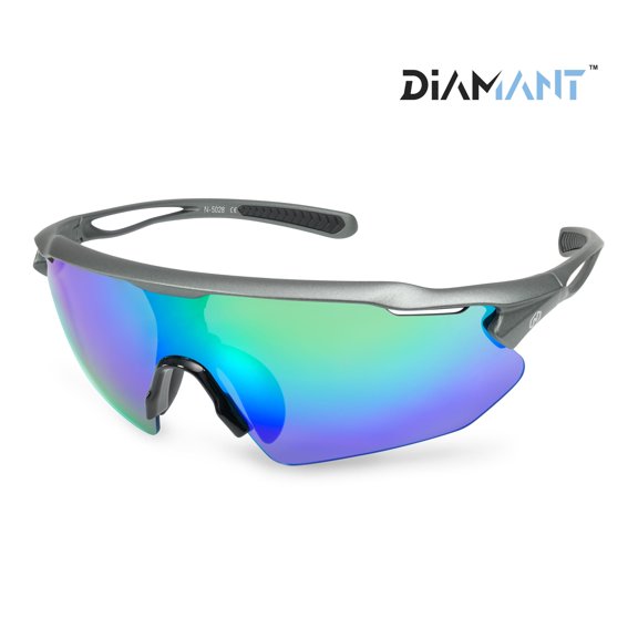 AKSEL Diamant™ Dream Green Sports Sunglasses - Hiking, Running, Cycling
