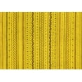 thumbnail image 1 of Ahgly Company Indoor Rectangle Solid Yellow Modern Area Rugs, 7' x 10', 1 of 4