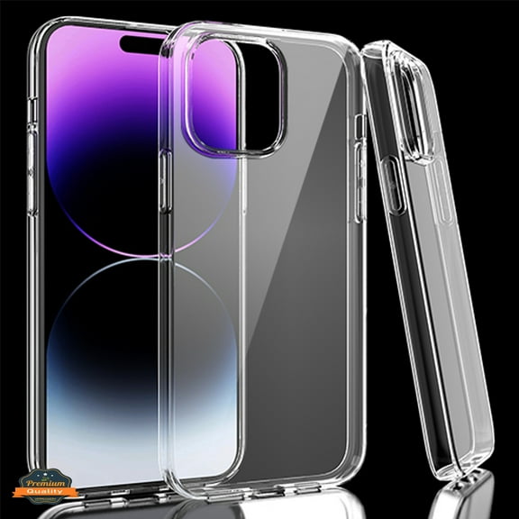 For Apple iPhone 15 (6.1") Slim Transparent Silicone Soft Skin Flexible TPU Gel Rubber Candy Gummy Protective Hybrid Cover ,Xpm Phone Case [ Clear ]