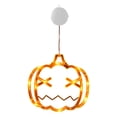 thumbnail image 1 of Ventana Halloween Globo Ocular Iluminado Telaraña Y Calabaza Con Ventosa, 1 of 9