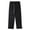 hgg199-Black, variant on Men's Fashion Solid Color Casual Work Pants with Elastic Waistband for Sports and Leisure Activities Full Length Pants,XXXXXL,Black