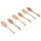 thumbnail image 1 of Kit de tenedor y cuchara de madera, tenedores de madera, cucharas, utensilios de madera de haya para comer cubiertos de madera, diseño fácil de usar, 1 of 8