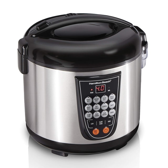 Arroz, olla de cocción lenta y vaporizador de alimentos Hamilton Beach, 20 litros