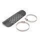 thumbnail image 1 of 7.2" Cárter de Agujeros Escudo de Calor Negro Protector de Talón Tubo Escape para Moto, 1 of 1