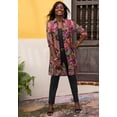 thumbnail image 5 of Jessica London Women's Plus Size Sheer Georgette Mega Tunic, 5 of 5