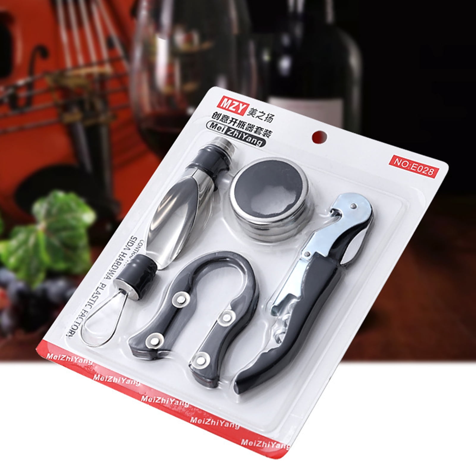 Travelwant 5Pcs/Set Wine Bottle Opener Corkscrew Set[2022 Upgraded