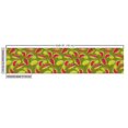 thumbnail image 3 of Ambesonne Flower Fabric by the Yard Upholstery, Endemic Flower Botany Art, 5 Yards, Apple Green Dark Coral, 3 of 5