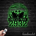 thumbnail image 5 of Handmadetneonsign Couple Swan House Number Metal Wall Art LED Light - Personalized Sign Home Decor 44968, 5 of 5