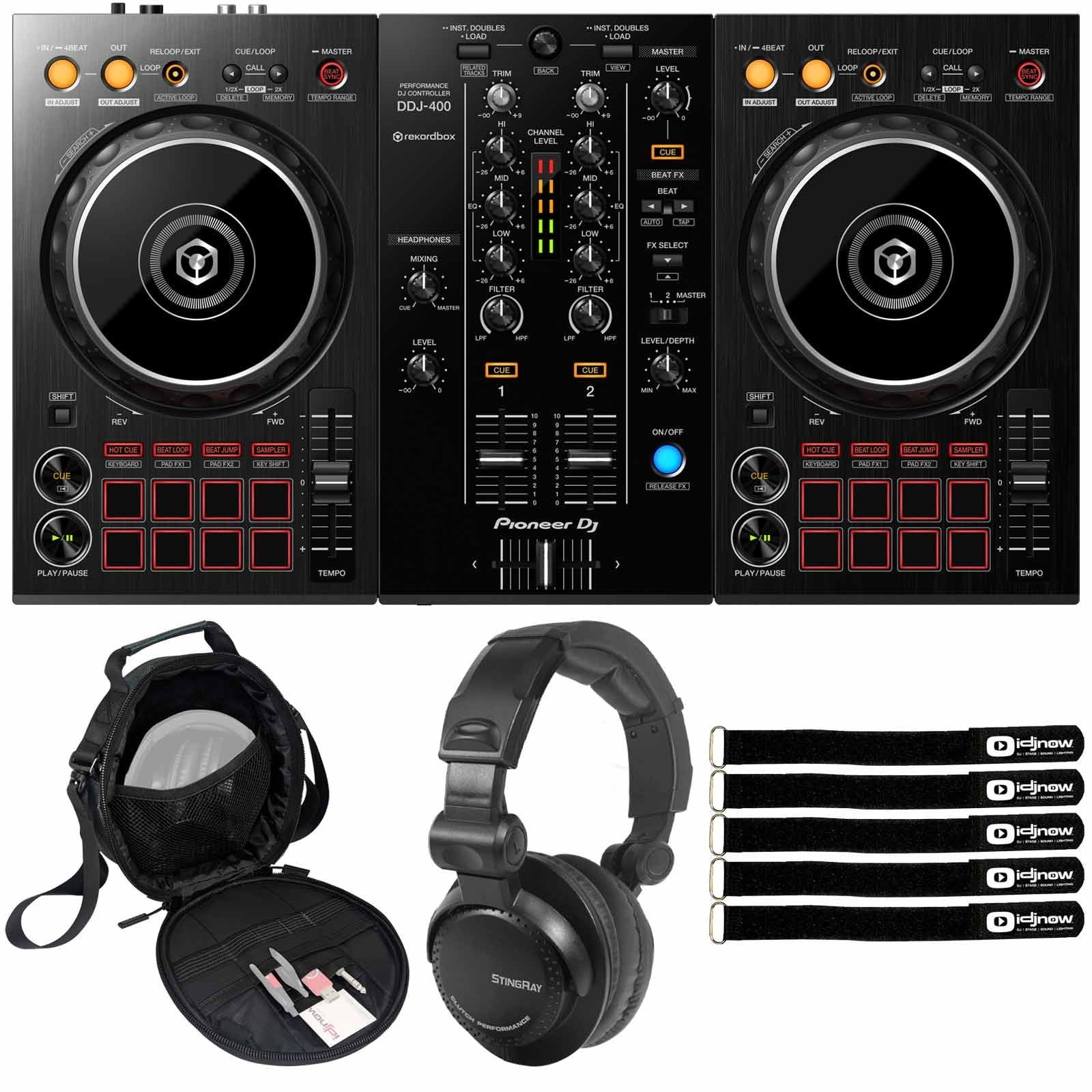 Pioneer DJ DDJ-400 2-channel rekordbox DJ Controller with