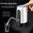 thumbnail image 3 of Water Bottle Pump USB Charging Automatic Electric Water Dispenser Pump Bottle Water Pump Auto Switch Drinking Dispenser Black, 3 of 6