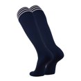 thumbnail image 2 of TCK Finale 3 Stripe proDRI Soccer Socks (Navy/White, L), 2 of 2