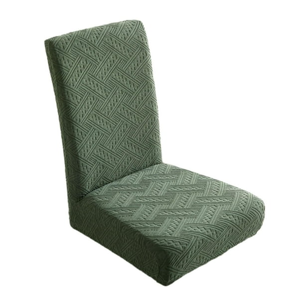 Funda elástica para silla de comedor, funda extraíble para banquete de boda Verde